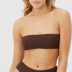 LAST ONE!!  NWT Charlie Holiday 6 chocolate color bandeau